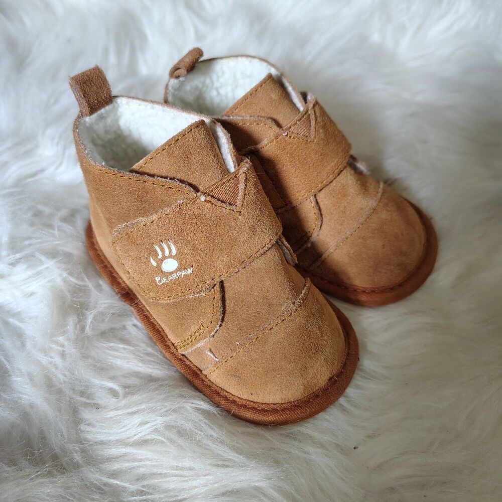 BearPaw Toddler Booties Size 2(6-12m)